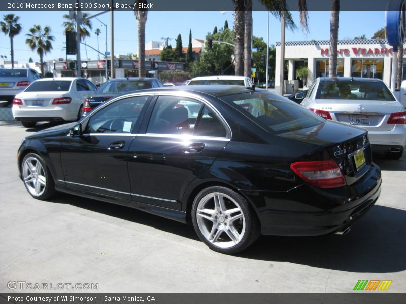 Black / Black 2010 Mercedes-Benz C 300 Sport