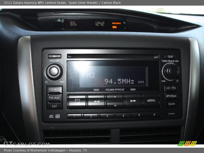 Audio System of 2011 Impreza WRX Limited Sedan