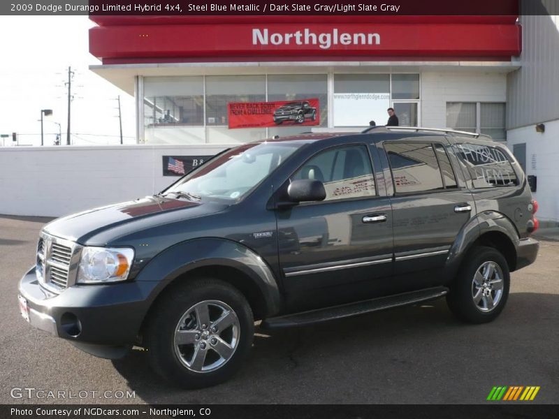 Steel Blue Metallic / Dark Slate Gray/Light Slate Gray 2009 Dodge Durango Limited Hybrid 4x4