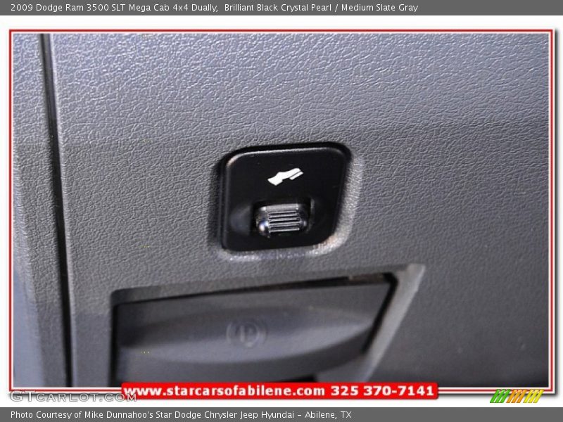 Brilliant Black Crystal Pearl / Medium Slate Gray 2009 Dodge Ram 3500 SLT Mega Cab 4x4 Dually