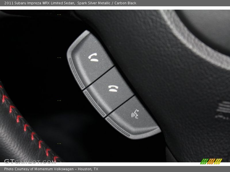 Controls of 2011 Impreza WRX Limited Sedan