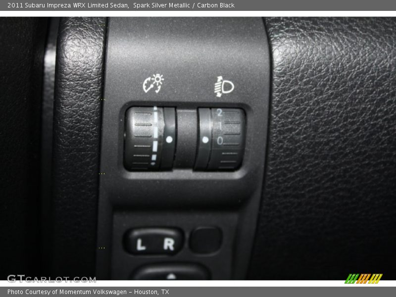 Controls of 2011 Impreza WRX Limited Sedan
