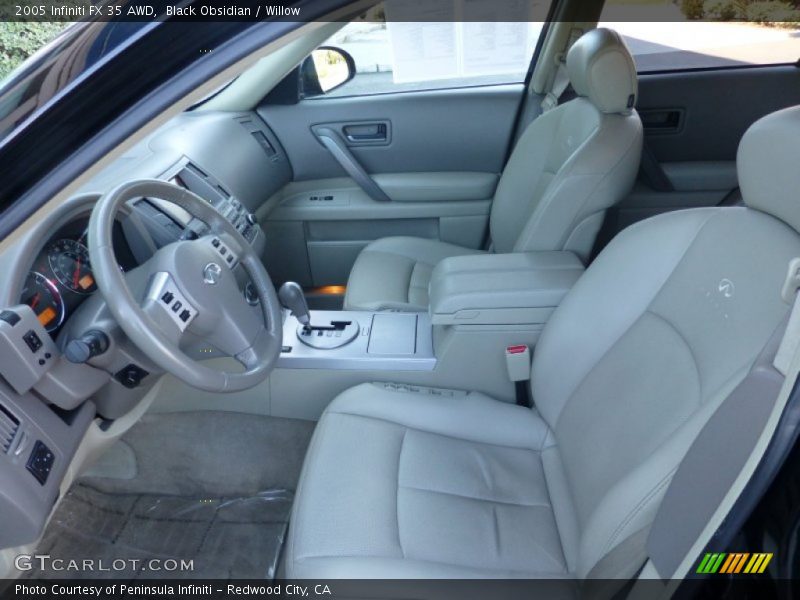 Front Seat of 2005 FX 35 AWD