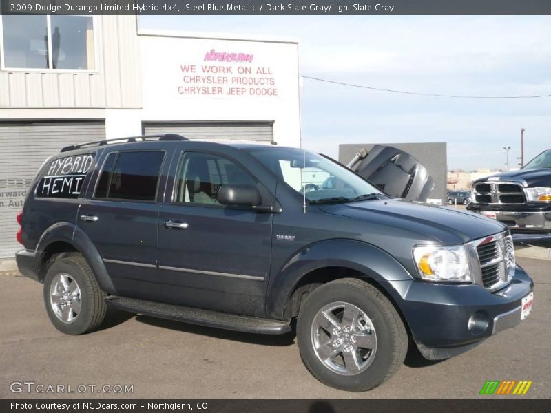 Steel Blue Metallic / Dark Slate Gray/Light Slate Gray 2009 Dodge Durango Limited Hybrid 4x4