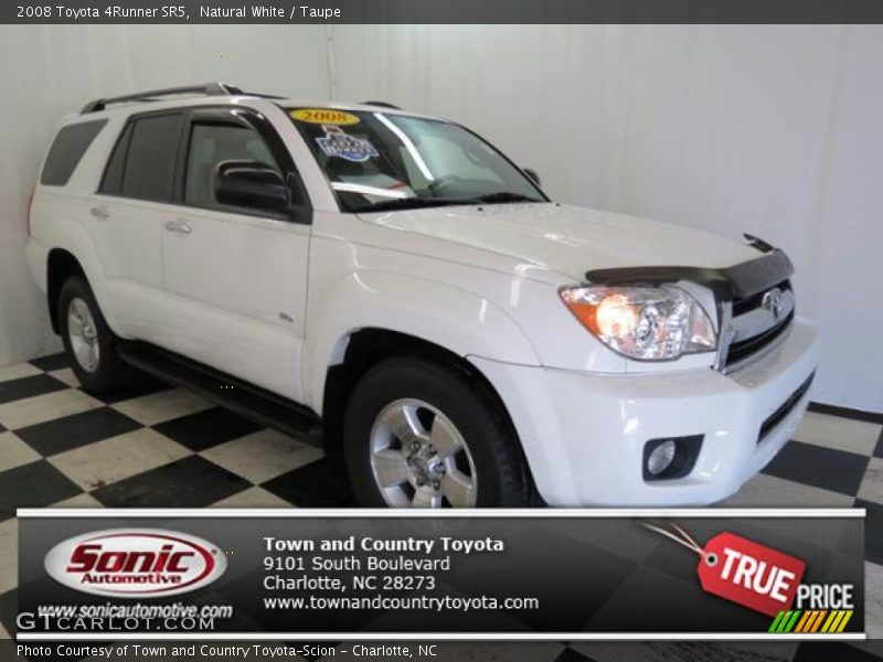Natural White / Taupe 2008 Toyota 4Runner SR5