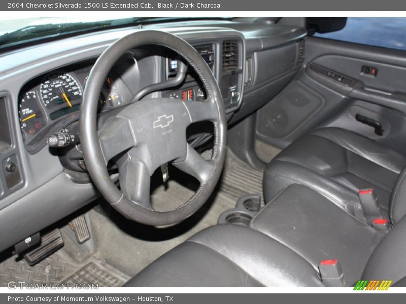 Dark Charcoal Interior - 2004 Silverado 1500 LS Extended Cab 