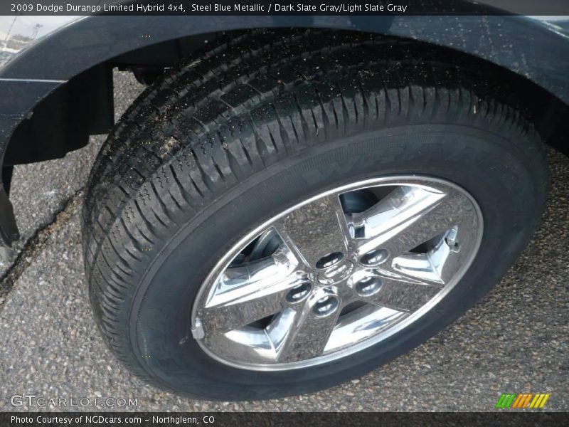 Steel Blue Metallic / Dark Slate Gray/Light Slate Gray 2009 Dodge Durango Limited Hybrid 4x4