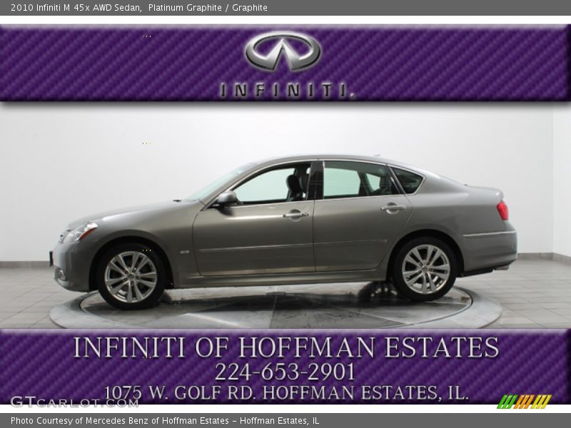Platinum Graphite / Graphite 2010 Infiniti M 45x AWD Sedan