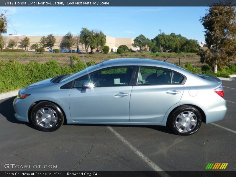  2012 Civic Hybrid-L Sedan Cool Mist Metallic