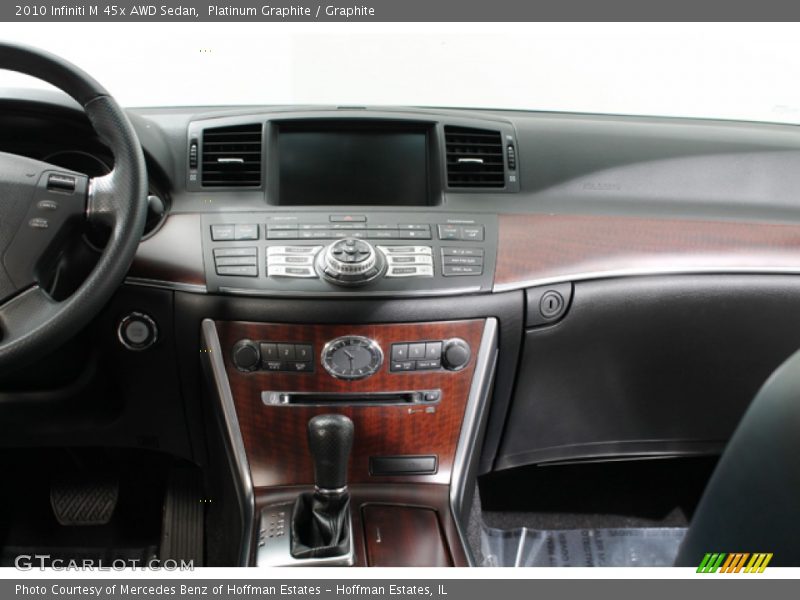 Dashboard of 2010 M 45x AWD Sedan