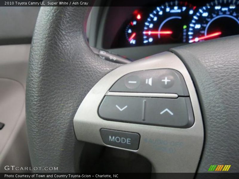 Super White / Ash Gray 2010 Toyota Camry LE