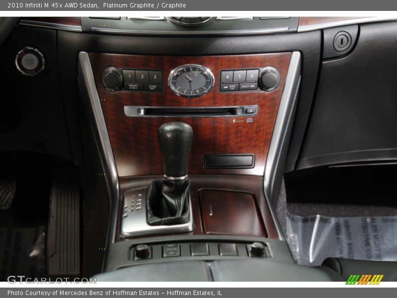 Controls of 2010 M 45x AWD Sedan