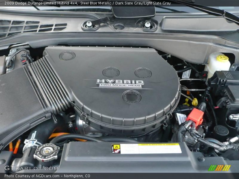Steel Blue Metallic / Dark Slate Gray/Light Slate Gray 2009 Dodge Durango Limited Hybrid 4x4