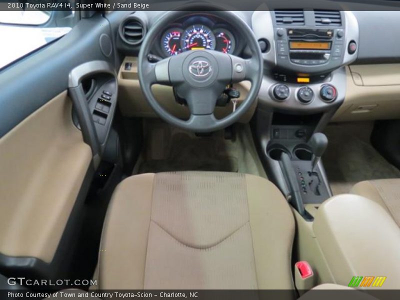 Super White / Sand Beige 2010 Toyota RAV4 I4