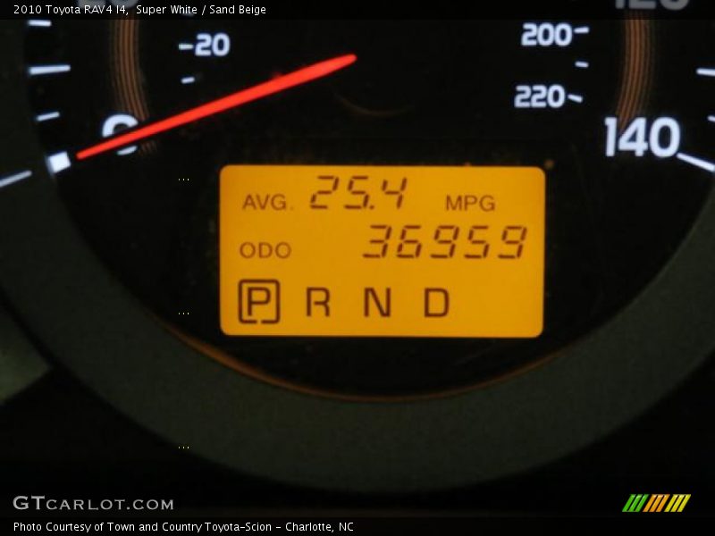 Super White / Sand Beige 2010 Toyota RAV4 I4