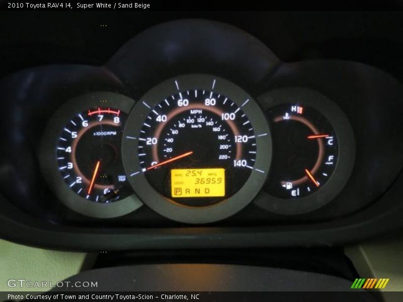 Super White / Sand Beige 2010 Toyota RAV4 I4