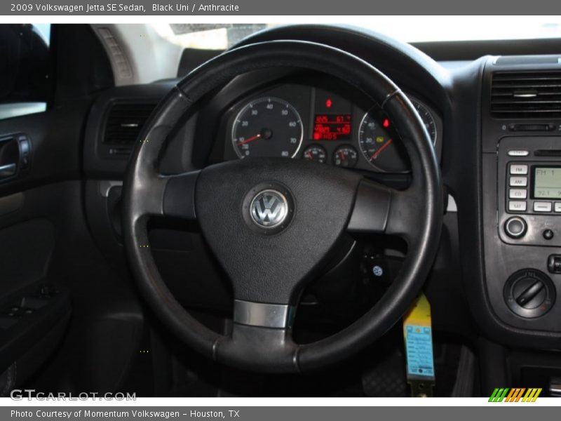 Black Uni / Anthracite 2009 Volkswagen Jetta SE Sedan