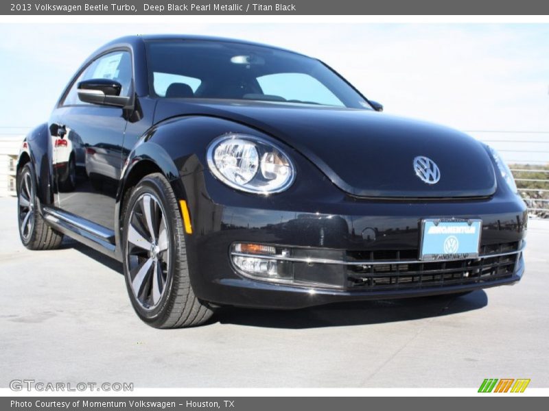 Deep Black Pearl Metallic / Titan Black 2013 Volkswagen Beetle Turbo