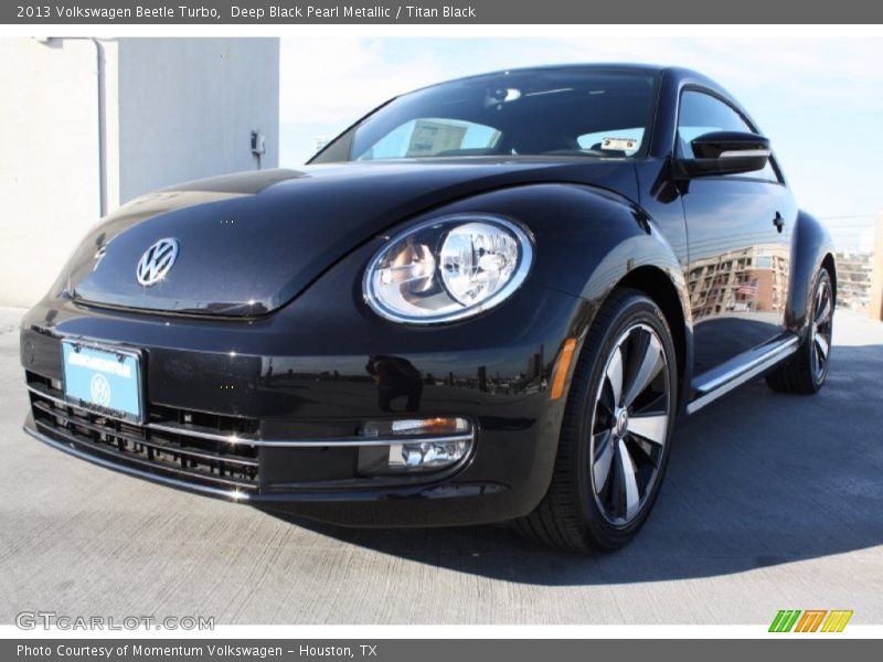 Deep Black Pearl Metallic / Titan Black 2013 Volkswagen Beetle Turbo