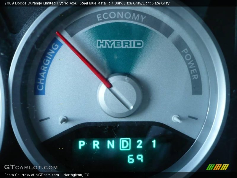 Steel Blue Metallic / Dark Slate Gray/Light Slate Gray 2009 Dodge Durango Limited Hybrid 4x4