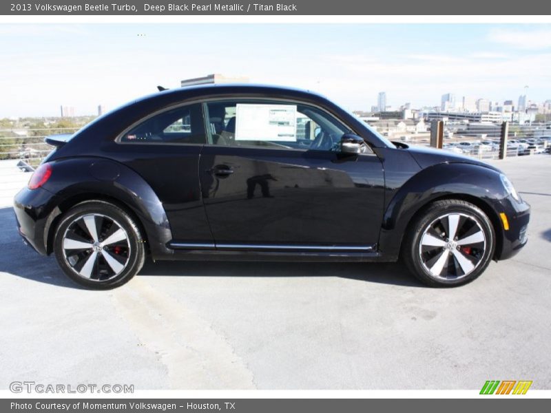 Deep Black Pearl Metallic / Titan Black 2013 Volkswagen Beetle Turbo