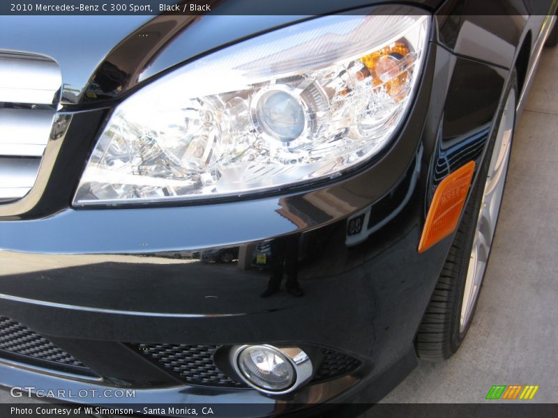 Black / Black 2010 Mercedes-Benz C 300 Sport
