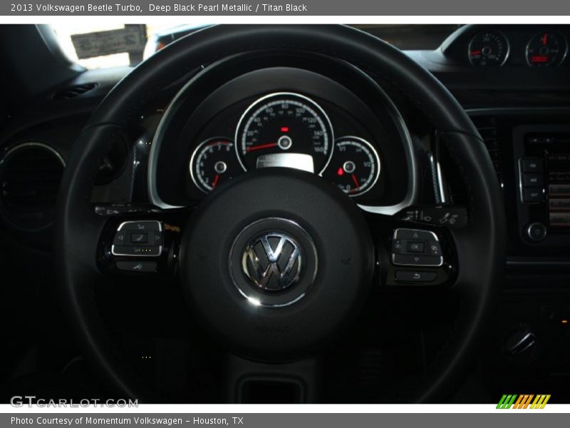 Deep Black Pearl Metallic / Titan Black 2013 Volkswagen Beetle Turbo