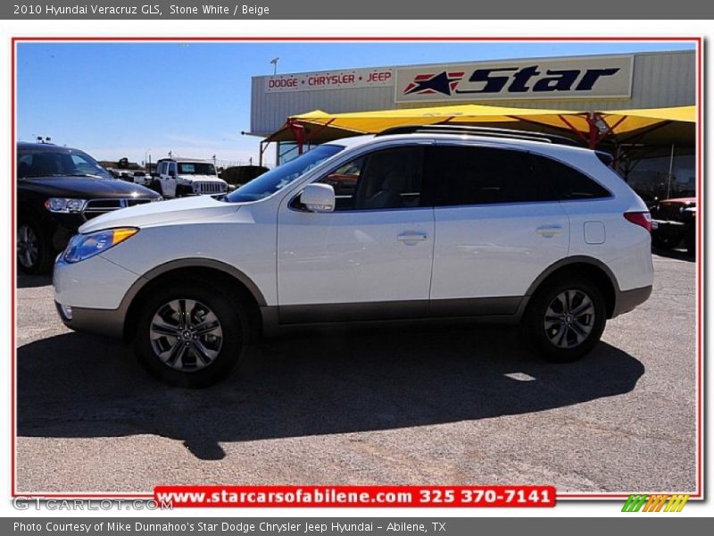 Stone White / Beige 2010 Hyundai Veracruz GLS