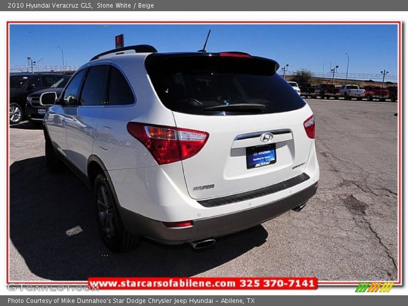 Stone White / Beige 2010 Hyundai Veracruz GLS