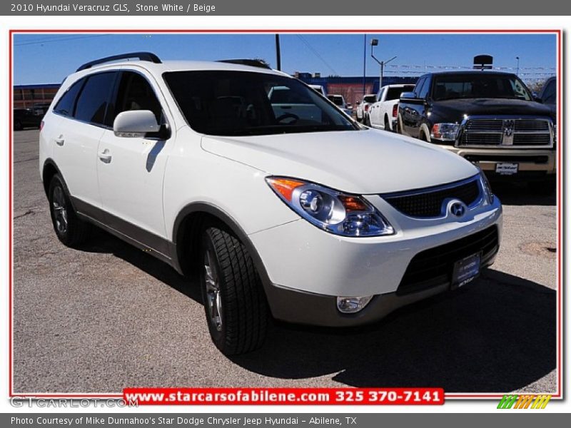 Stone White / Beige 2010 Hyundai Veracruz GLS