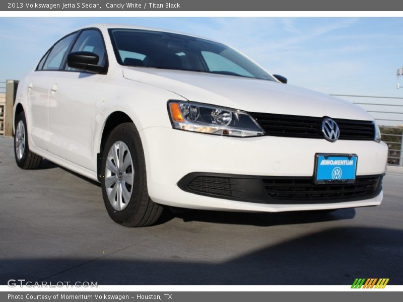 Candy White / Titan Black 2013 Volkswagen Jetta S Sedan