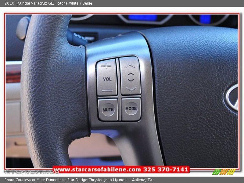 Stone White / Beige 2010 Hyundai Veracruz GLS