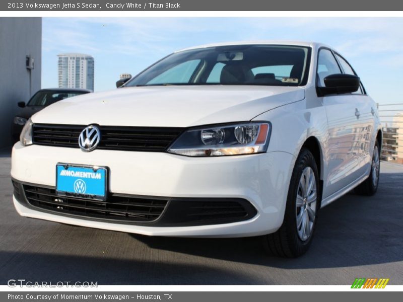 Candy White / Titan Black 2013 Volkswagen Jetta S Sedan