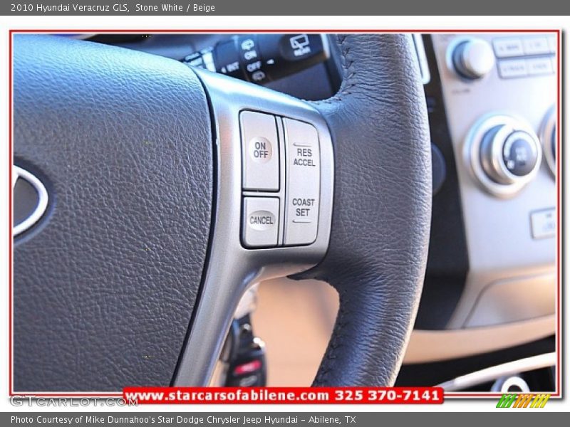 Stone White / Beige 2010 Hyundai Veracruz GLS