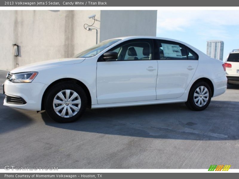 Candy White / Titan Black 2013 Volkswagen Jetta S Sedan