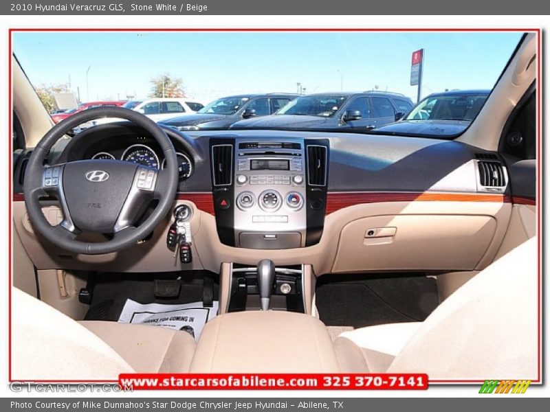 Stone White / Beige 2010 Hyundai Veracruz GLS