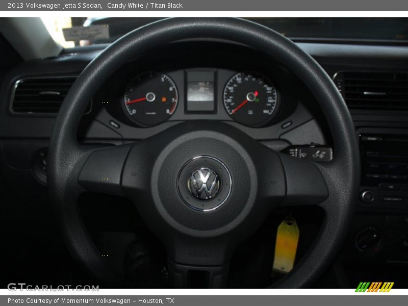 Candy White / Titan Black 2013 Volkswagen Jetta S Sedan