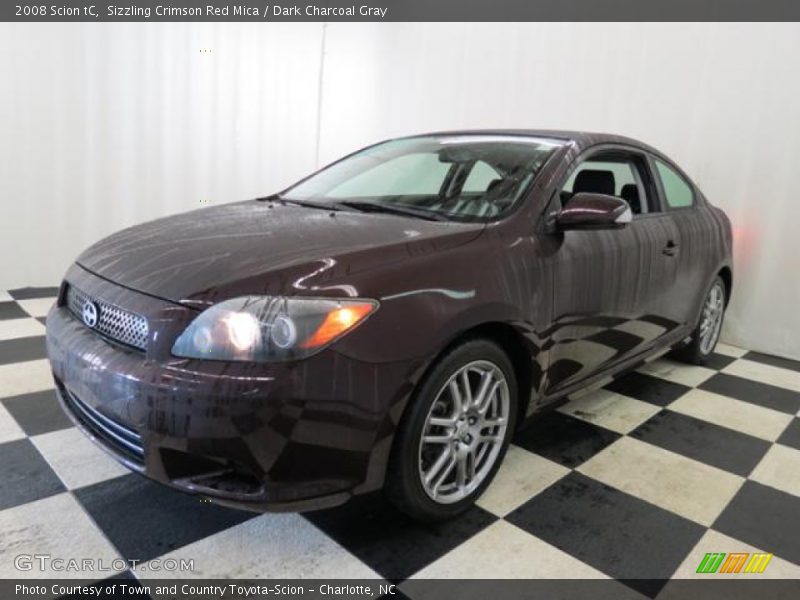 Sizzling Crimson Red Mica / Dark Charcoal Gray 2008 Scion tC