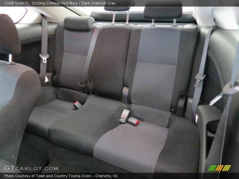 Sizzling Crimson Red Mica / Dark Charcoal Gray 2008 Scion tC