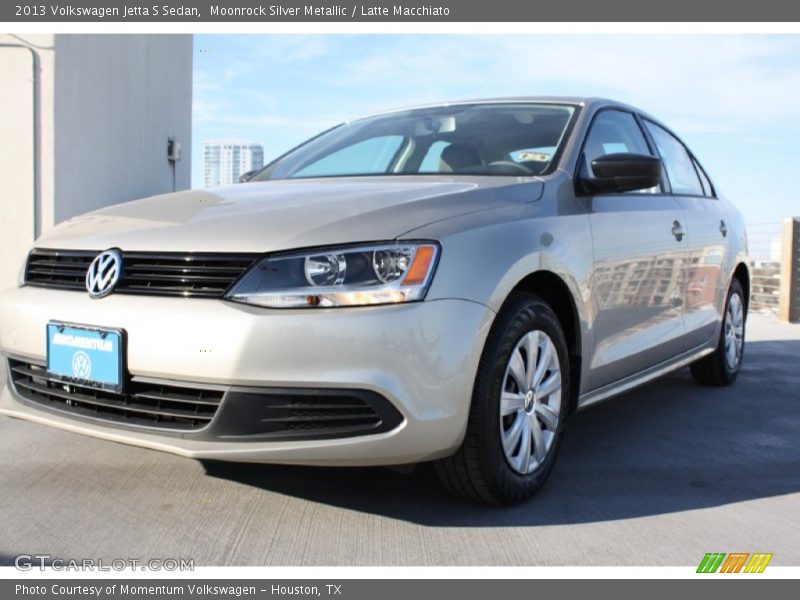 Moonrock Silver Metallic / Latte Macchiato 2013 Volkswagen Jetta S Sedan