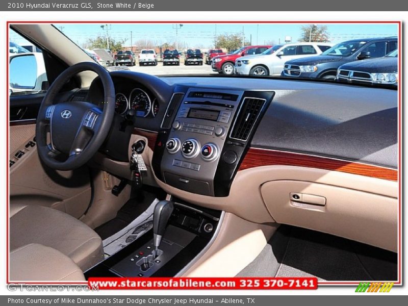 Stone White / Beige 2010 Hyundai Veracruz GLS