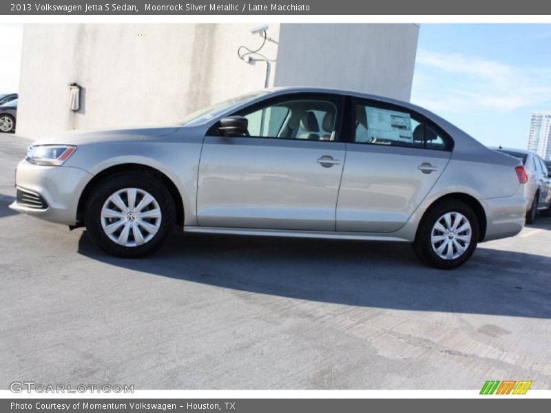 Moonrock Silver Metallic / Latte Macchiato 2013 Volkswagen Jetta S Sedan