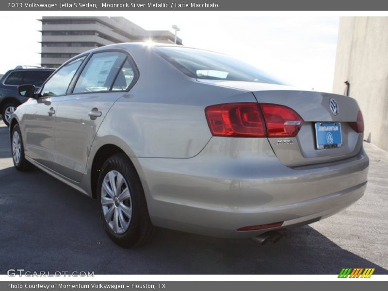 Moonrock Silver Metallic / Latte Macchiato 2013 Volkswagen Jetta S Sedan