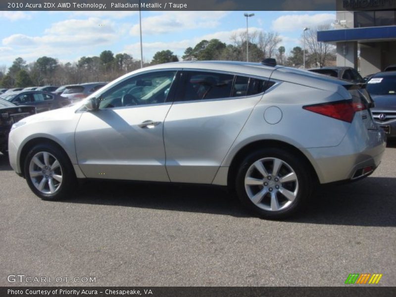 Palladium Metallic / Taupe 2010 Acura ZDX AWD Technology