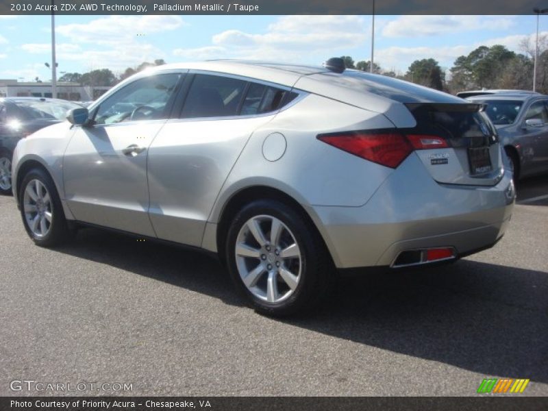 Palladium Metallic / Taupe 2010 Acura ZDX AWD Technology