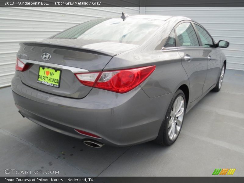 Harbor Gray Metallic / Gray 2013 Hyundai Sonata SE