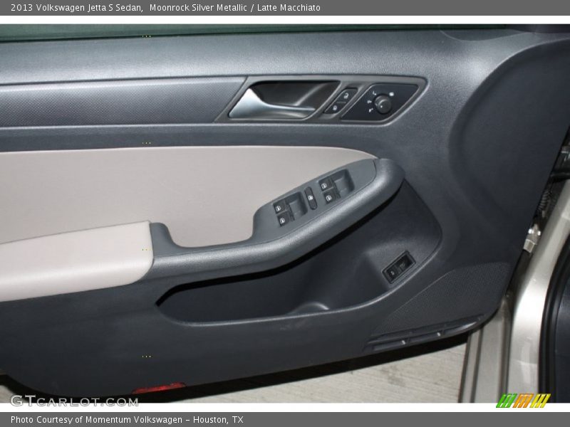 Moonrock Silver Metallic / Latte Macchiato 2013 Volkswagen Jetta S Sedan