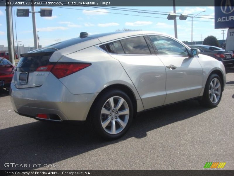 Palladium Metallic / Taupe 2010 Acura ZDX AWD Technology