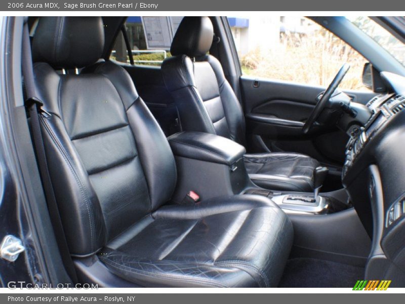 Sage Brush Green Pearl / Ebony 2006 Acura MDX