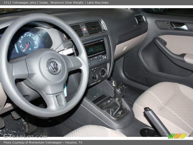 Latte Macchiato Interior - 2013 Jetta S Sedan 